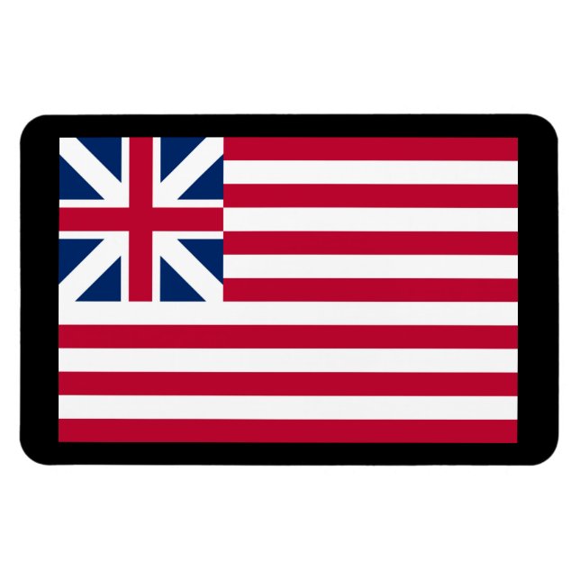 Grand Union, 1st USA Flag of Colonies Magnet (Horizontal)