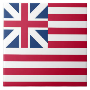 Grand Union, 1st USA Flag of Colonies Tile