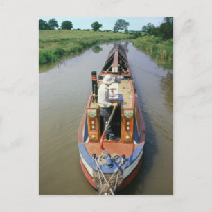 Grand Union Canal England Postcard