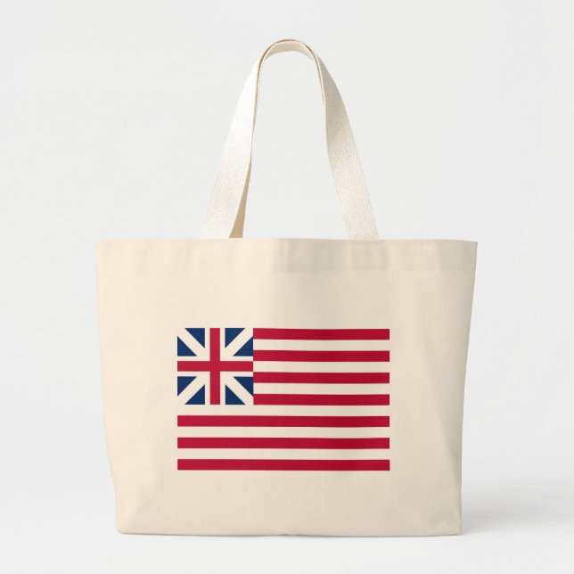 Grand Union Flag Continental Colours Large Tote Bag (Front)