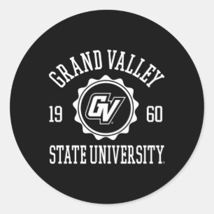 Grand Valley State Lakers Stamp Classic Round Sticker