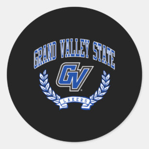 Grand Valley State Lakers Victory Classic Round Sticker