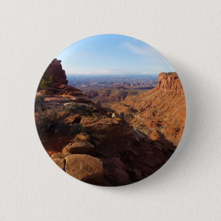 Grand View Point at Canyonlands National Park 6 Cm Round Badge