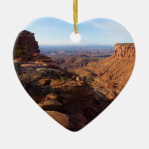 Grand View Point at Canyonlands National Park Ceramic Tree Decoration