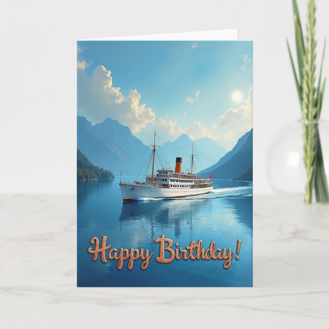 Grand Voyage Birthday Card (Front)