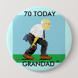 GRANDAD 70TH BADGE