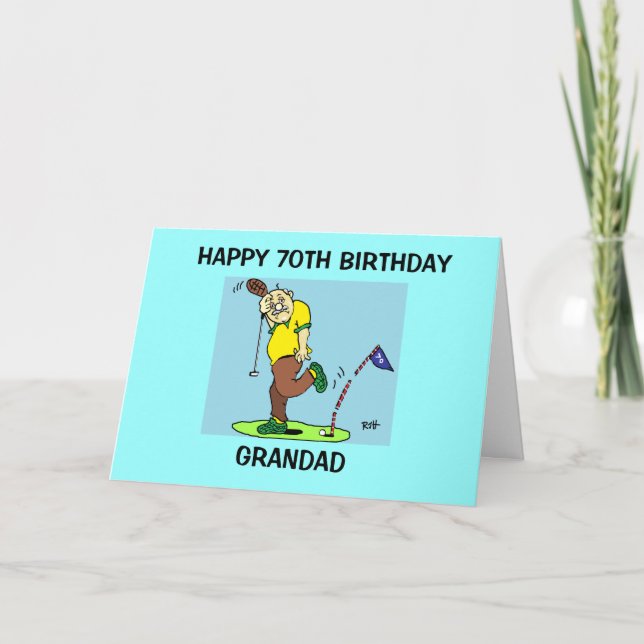 GRANDAD 70TH BIRTHDAY CARD (Front)