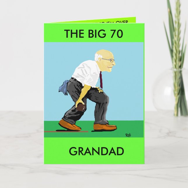 GRANDAD 70TH BIRTHDAY CARD (Front)