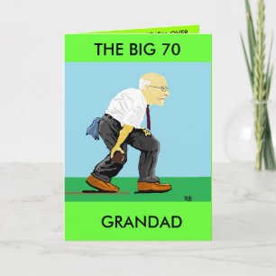 GRANDAD 70TH BIRTHDAY CARD