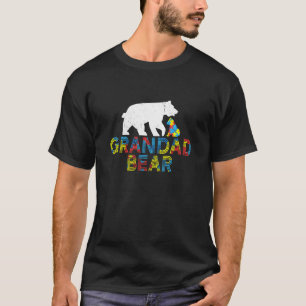 Grandad Bear Autism Awareness  Proud Autism T-Shirt