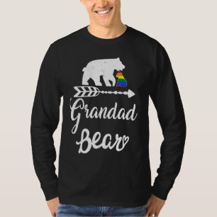 Grandad Bear LGBT LGBTQ Rainbow Pride Gay Lesbian T-Shirt