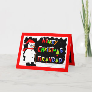 Grandad christmas card