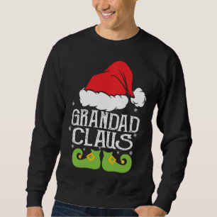 Grandad Claus Christmas Santa Family Matching Paja Sweatshirt