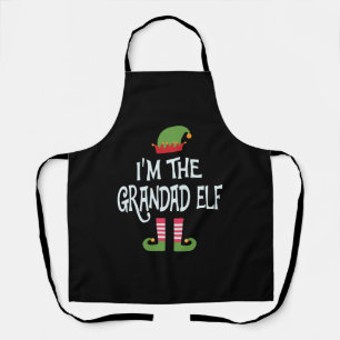 grandad elf Matching Outfit for Christmas Apron