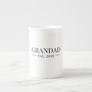 Grandad Established 2025 Bone China Mug