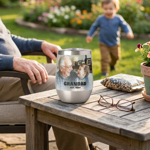 Grandad Established Father Day Photo Gift