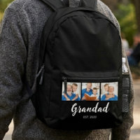 Grandad Established Modern Script 3 Photo Black 