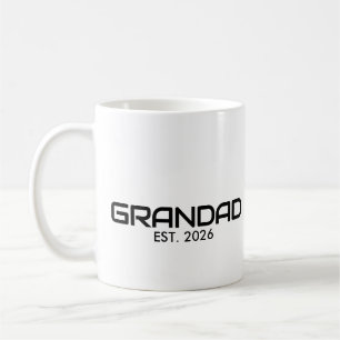 Grandad Established New Grandad Gift Coffee Mug