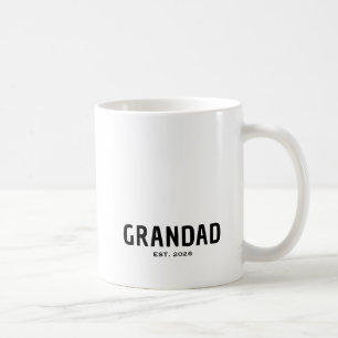 Grandad Established New Grandad Gift Coffee Mug