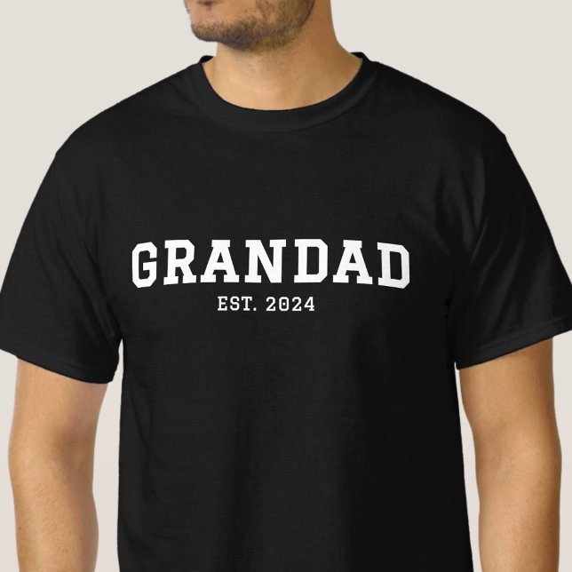 Grandad Established New Grandad Gift T-Shirt (Creator Uploaded)