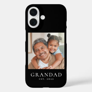 Grandad Established Photo Black iPhone 16 Case