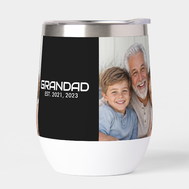 Grandad Established Script Black 2 Photo (Left)