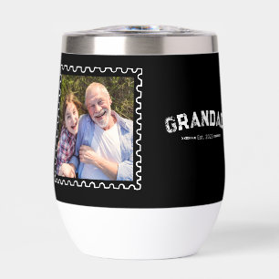 Grandad Established Typography Black Photo