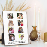 GRANDAD Letter Cutout 8 Photo Collage Personalized Plaque<br><div class="desc">Create a unique photo collage for your grandad. Upload 8 of your favorite photos, customize the message and add your name(s). The wording currently reads "love to you today and every day [name(s)]" and you can edit this as you wish. The cutout template ensures your pictures will display as the...</div>