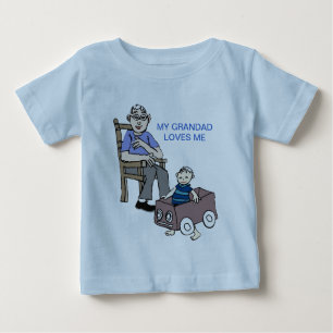 Grandad loves me baby T-Shirt