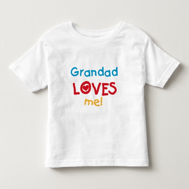 Grandad Loves Me T-shirts and Gifts (Front)