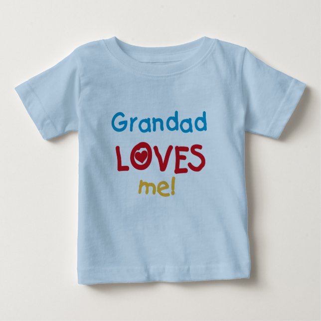 Grandad Loves Me T-shirts and Gifts (Front)