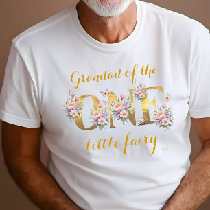 Grandad of the fairy garden 1st birthday party T-Shirt
