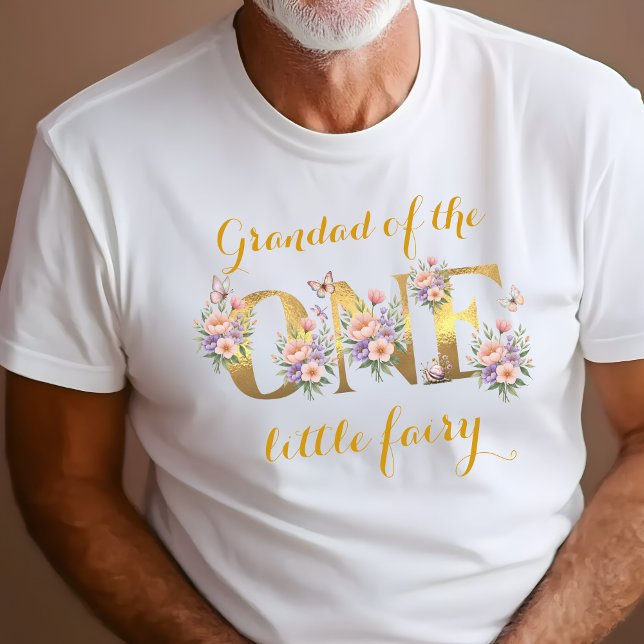 Grandad of the fairy garden 1st birthday party T-Shirt (Creator Uploaded)