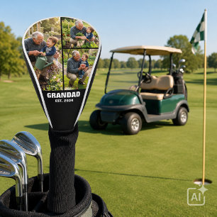 Grandad Photo Memories Established Gift Golf Head Cover