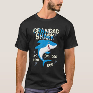 Grandad Shark Funny Grandpa Father Day Gift T-Shirt