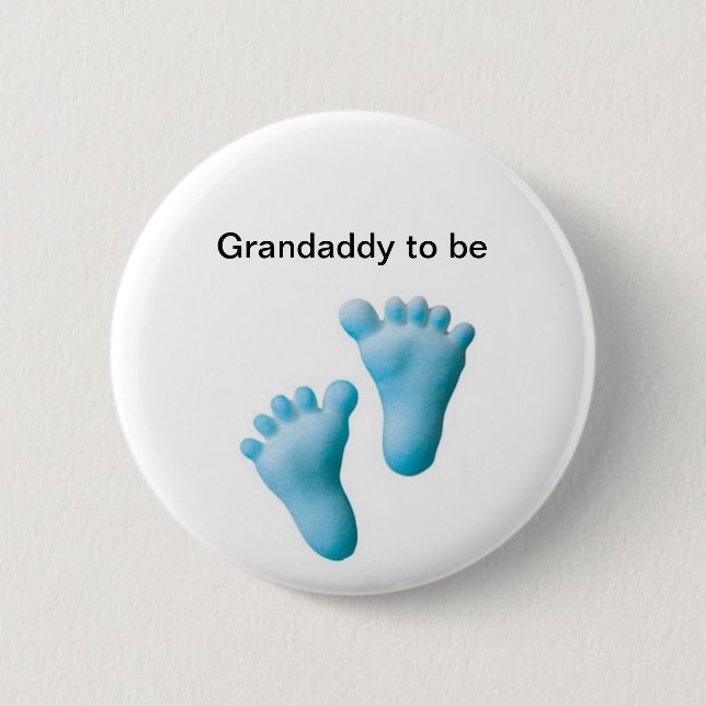 Grandaddy to be 6 cm round badge (Front)