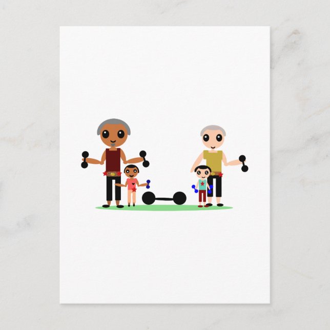 Grandads Can Lift Postcard (Front)