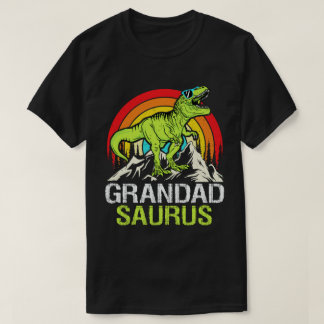 Grandadsaurus Dinosaur Grandpa Saurus Father's Day T-Shirt