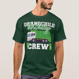 Grandchild Birthday Crew Garbage Truck Family Matc T-Shirt
