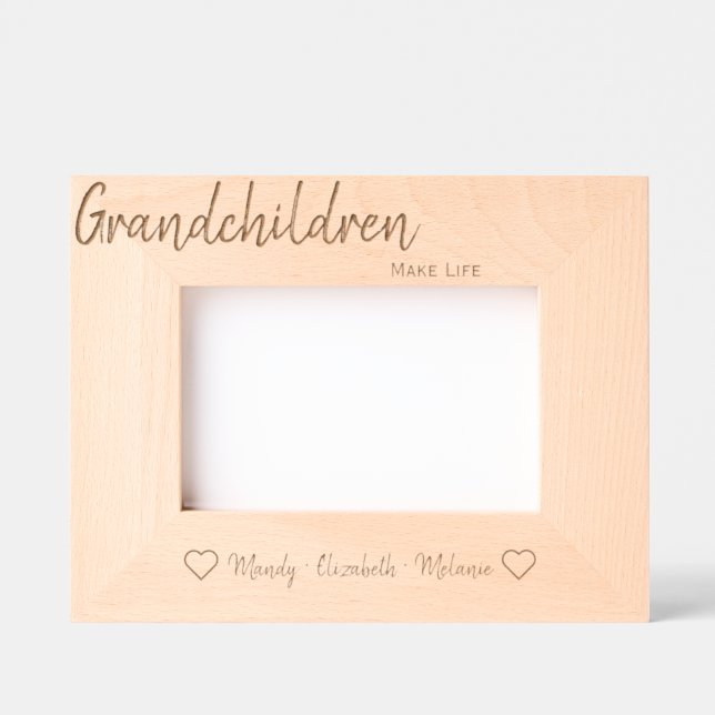 Grandchildren Make Life Grand Frame (Front)