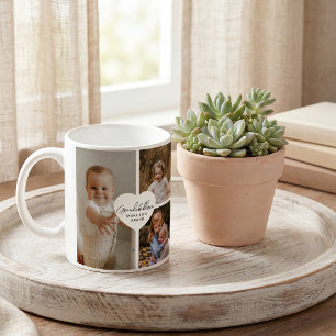Grandchildren Make Life Grand Grandad 3 Photo Coffee Mug