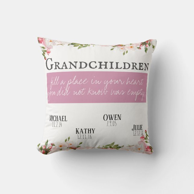 Grandchildren Pillow (Front)