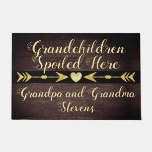 Grandchildren Spoiled Here Doormat