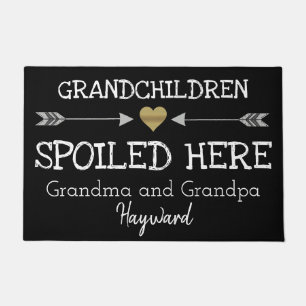 Grandchildren Spoiled Here Doormat