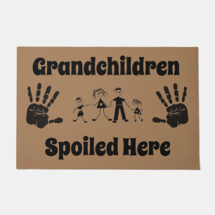 Grandchildren Spoiled Here Doormat