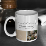 Grandchildren's Joy | Photo Collage | Mocha Coffee Mug<br><div class="desc">Sip on the sweet moments of grandparenthood with our "Grandchildren's Joy" Mug. Imprinted with the heartfelt inscription, "Grandchildren fill the space in your heart you never knew was empty, " this mug captures the essence of the special bond between grandparents and grandchildren. Customise your mug with a photo collage, turning...</div>