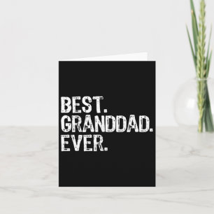 Granddad Ever Family Cool Grand-dad Card