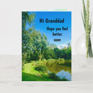 Granddad Get Well Soon Greeting Card