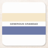 Granddad Peach and Blue  Add Your Name