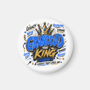 Granddad the King Magnet